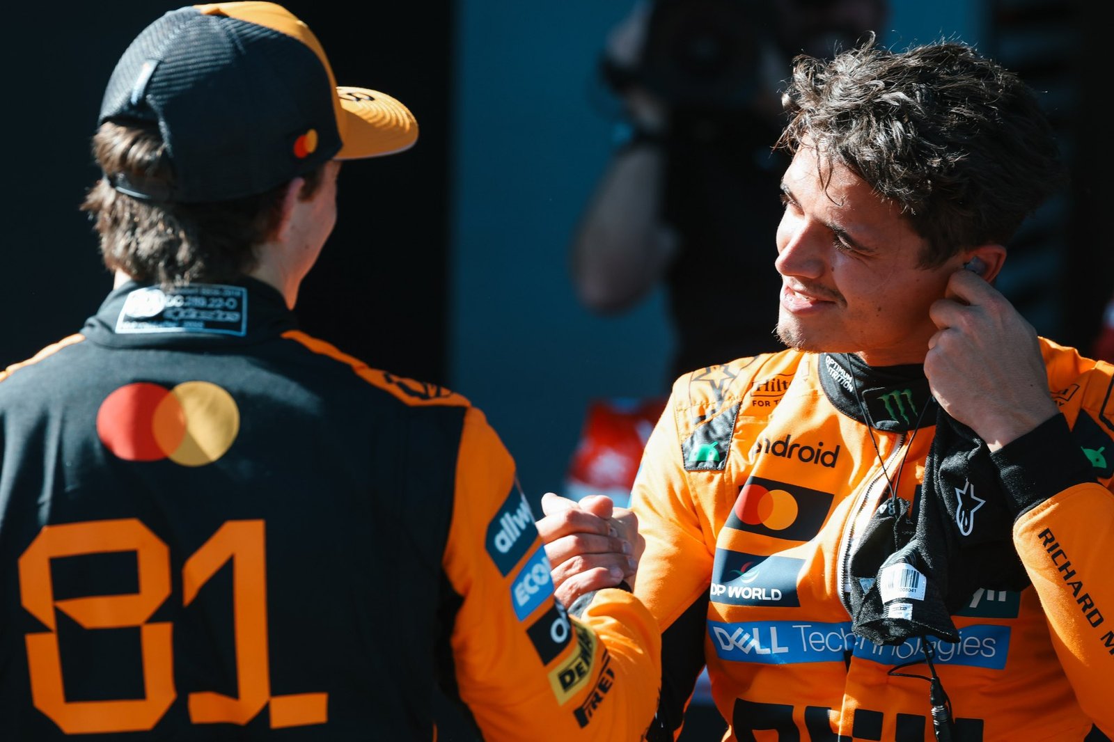 Lando Norris y Oscar Piastri