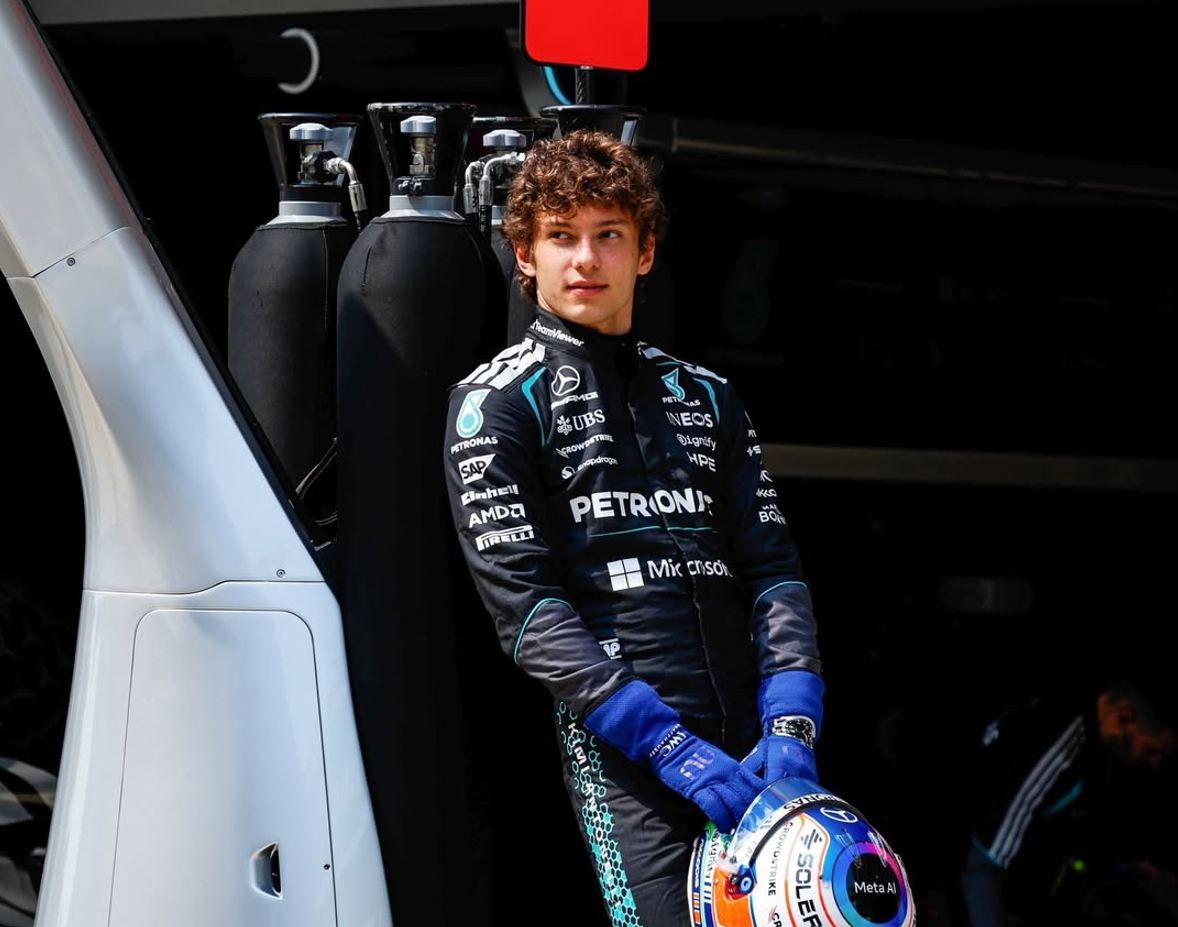 Kimi Antonelli from:@mercedesamgf1