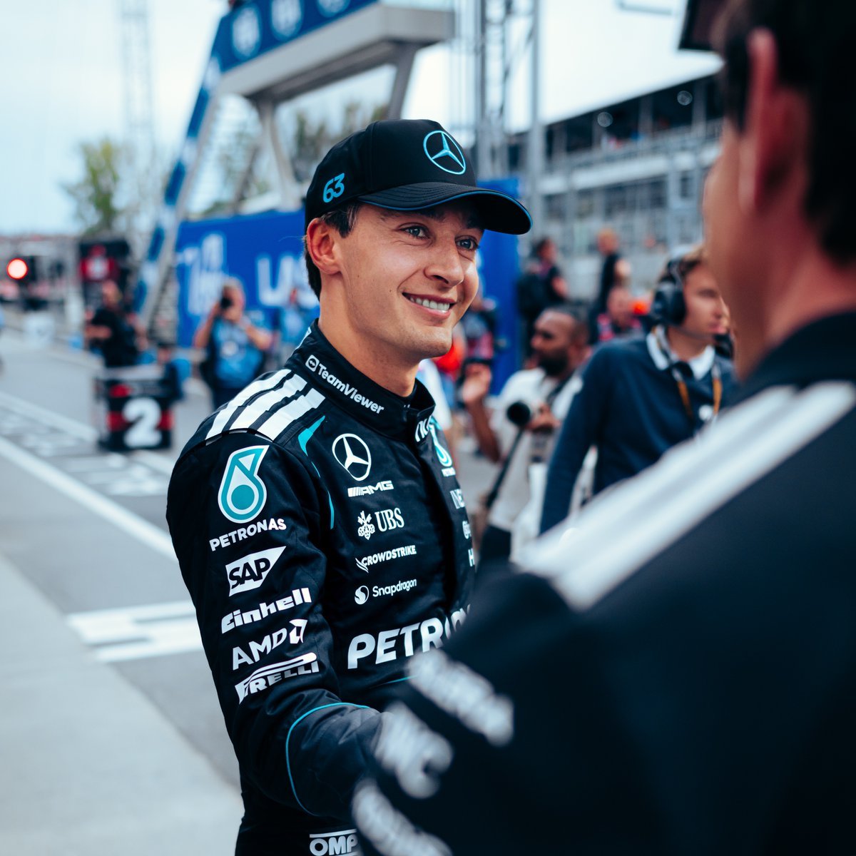 George Russell By: @MercedesAMGF1