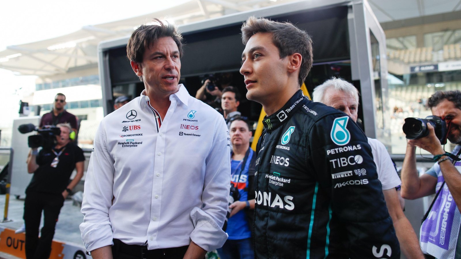 Toto Wolff & George Russell