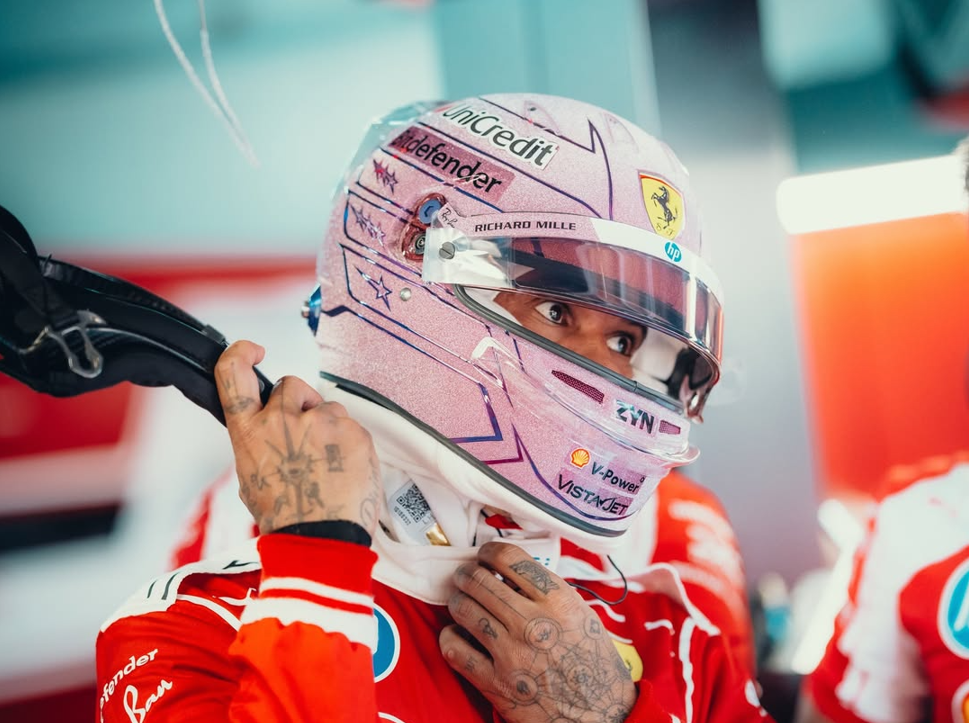 Lewis Hamilton from:@scuderiaferrari