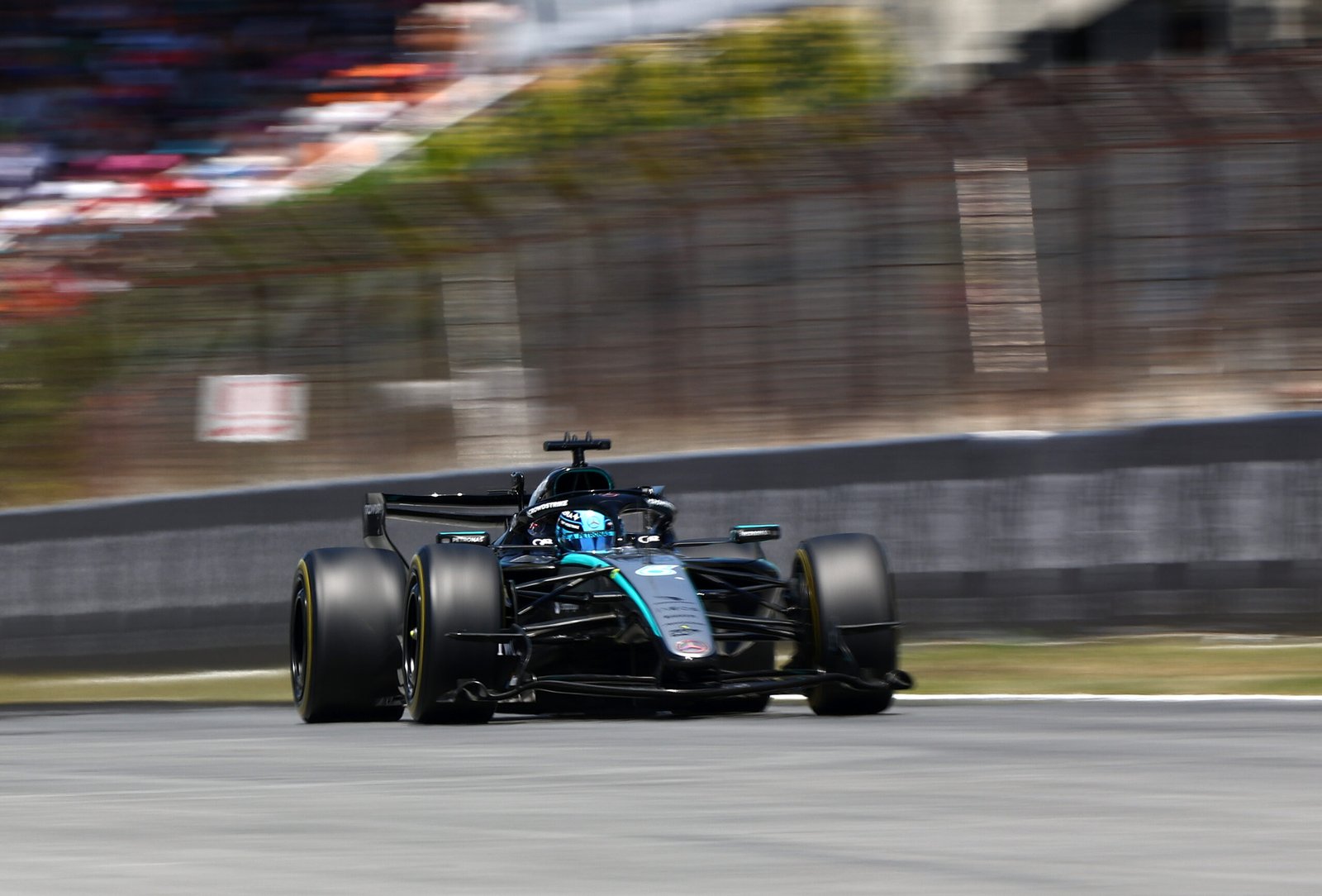 George Russell from: @MercedesAMGF1