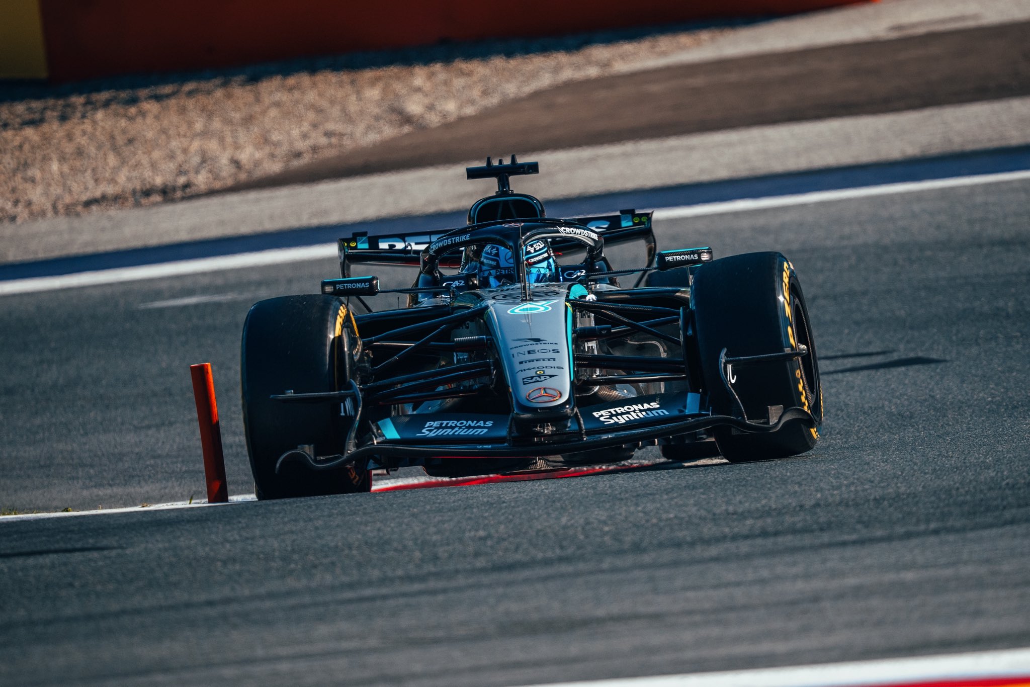 George Russell From: @MercedesAMGF1