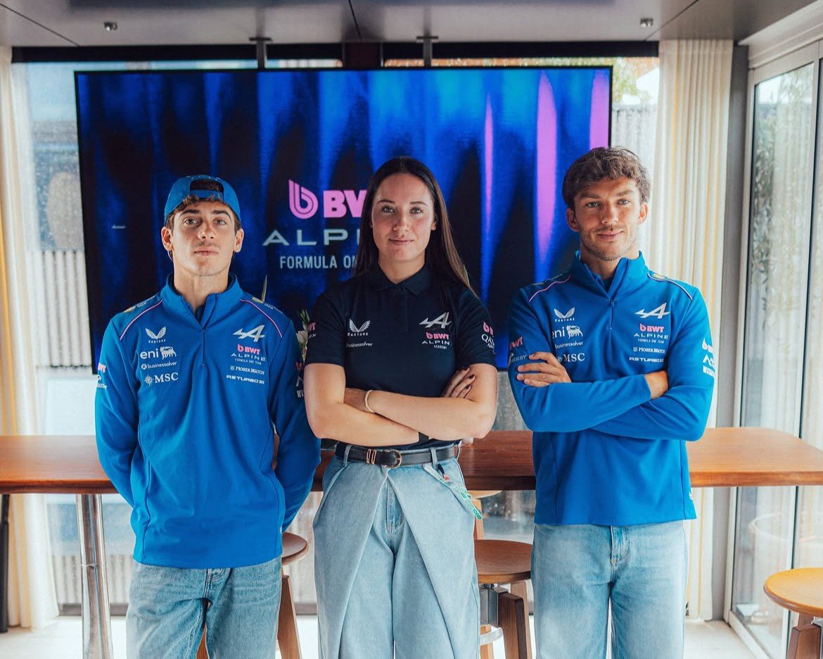 Nina Gademan from: @alpinef1team