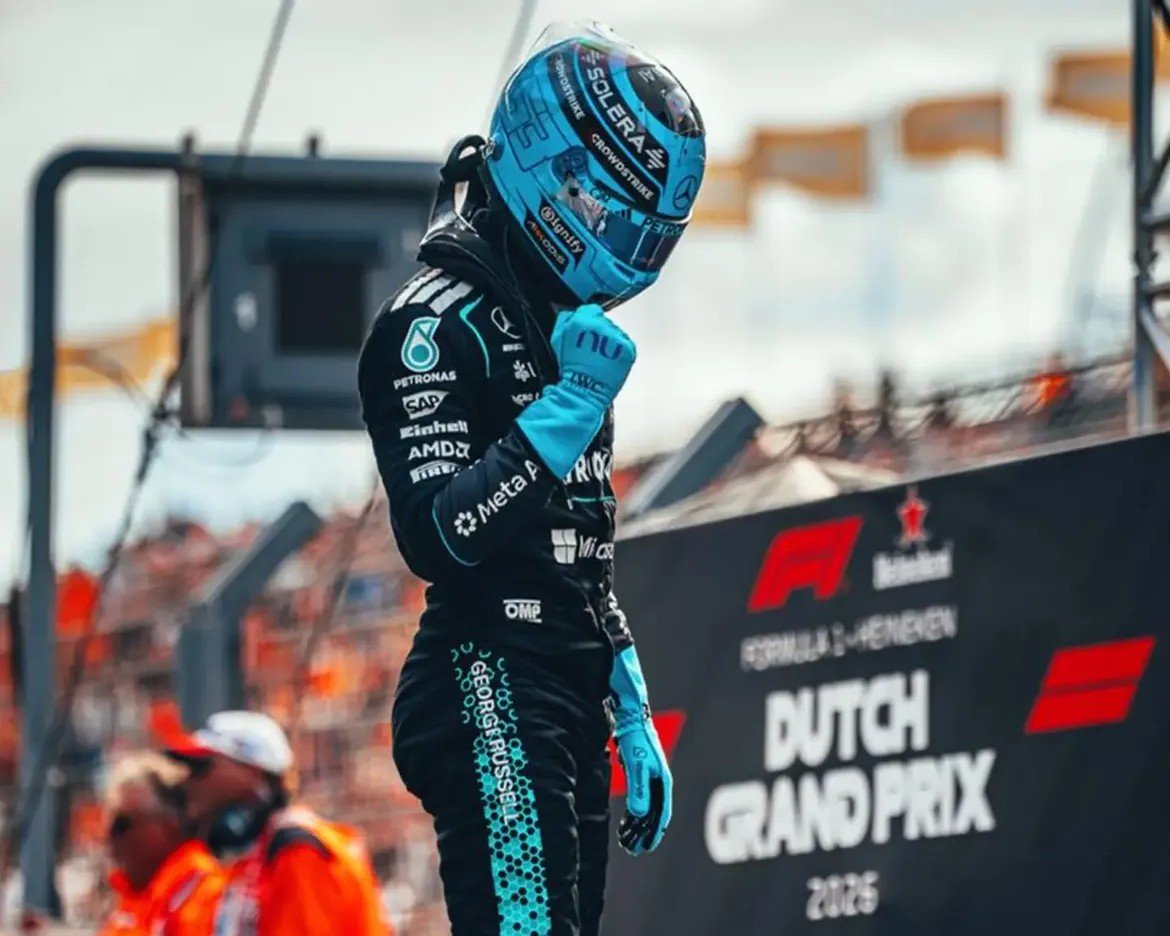 Geroge Russell from: @mercedesamgf1