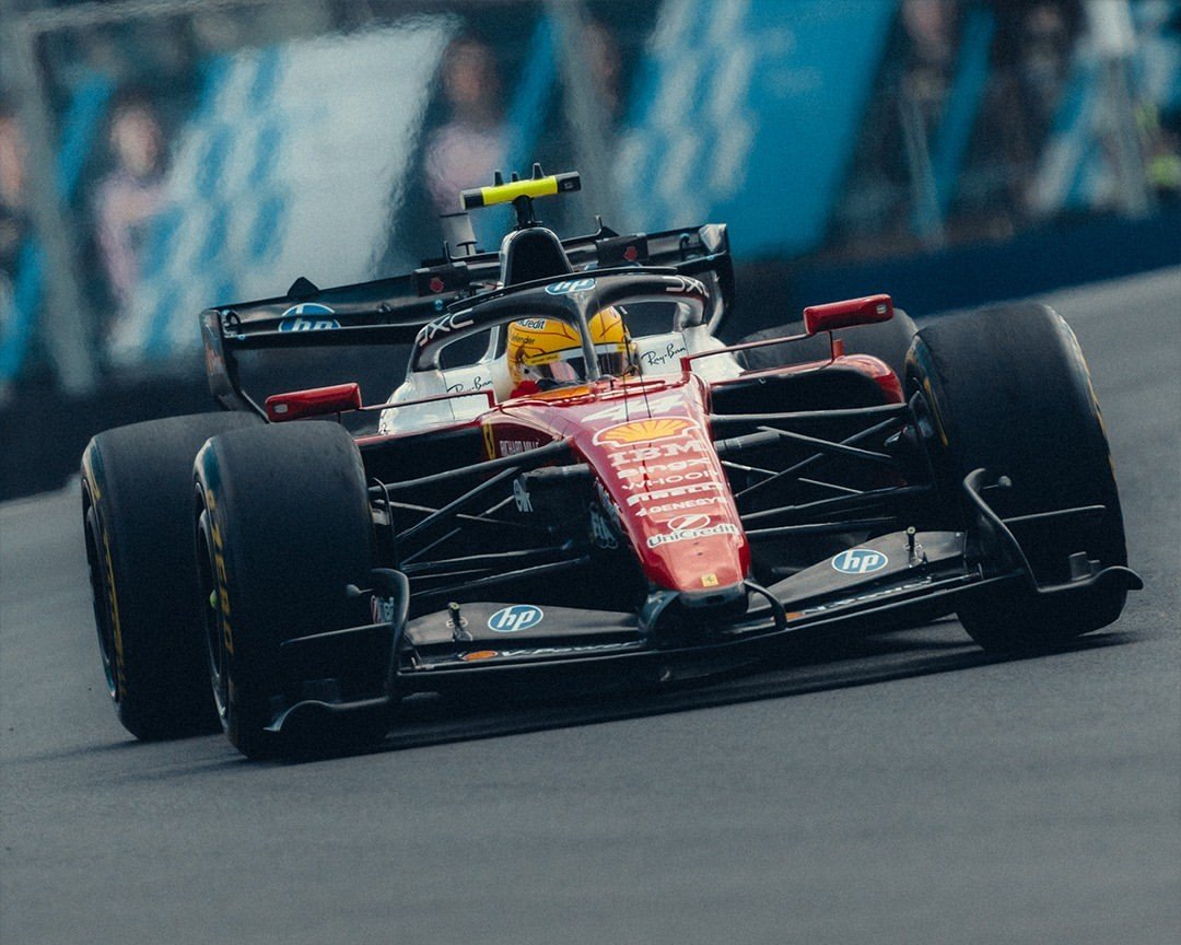 Lewis Hamilton from: @scuderiaferrari