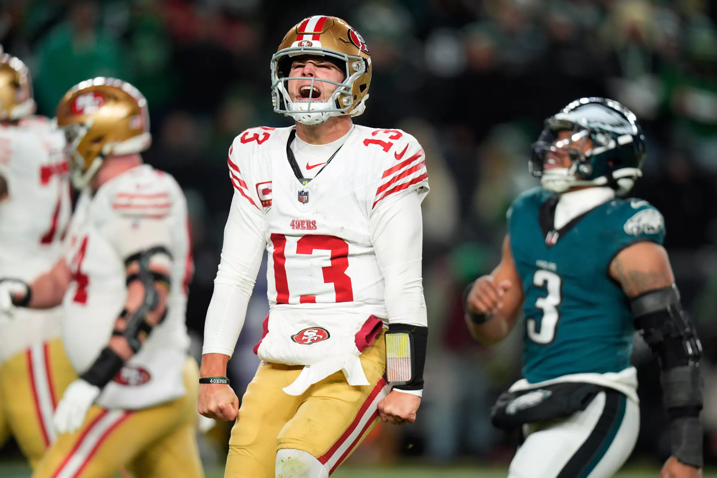 Brock Purdy, 49ers, from: Chris Szagola / Associated Press