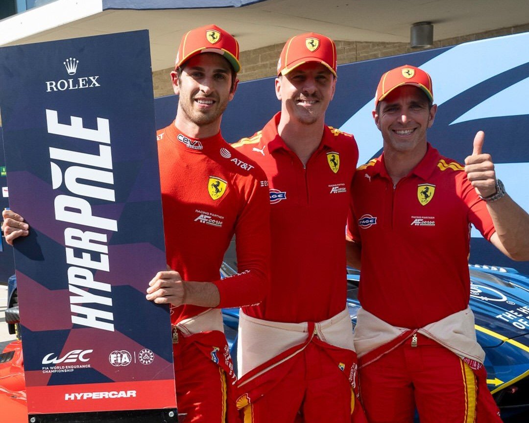 Tripulación del Ferrari #51 from: @ferrarihypercar