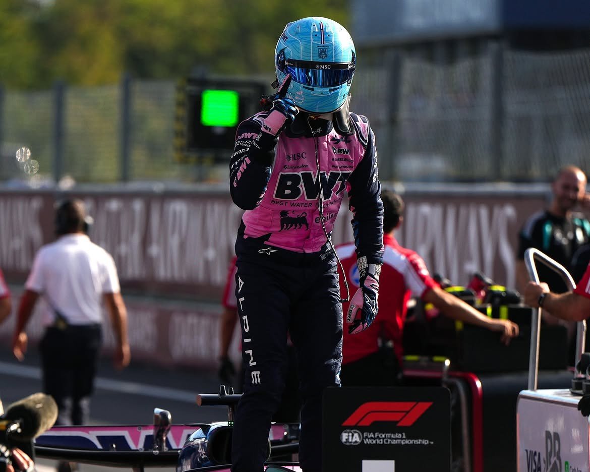 Pierre Gasly from: @alpinef1team