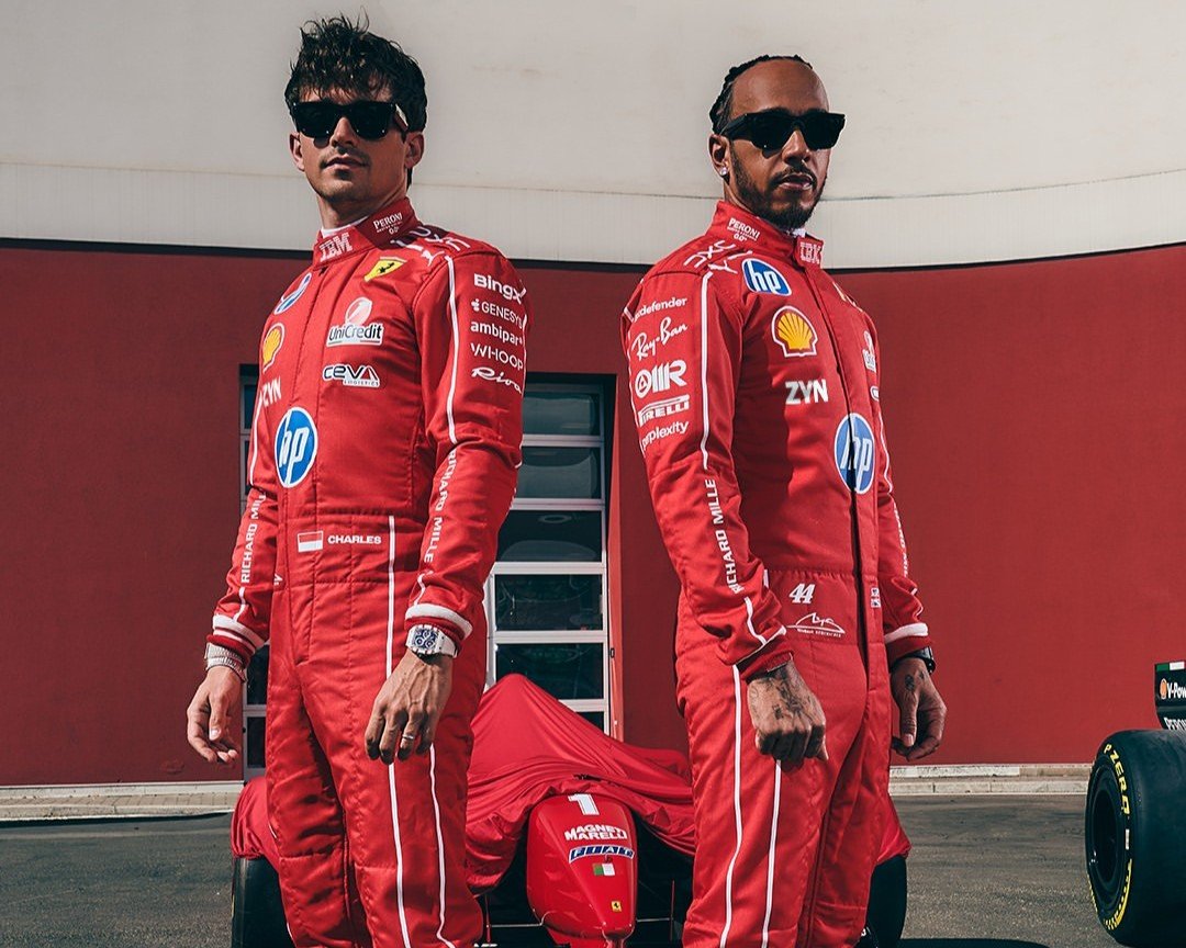 Ferrari Charles Leclerc & Lewis Hamilton from: @scuderiaferrari