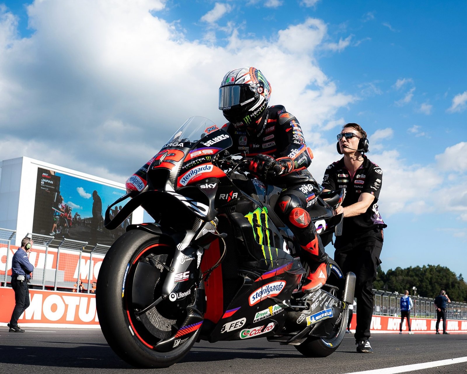Marco Bezzecchi from: @aprilia