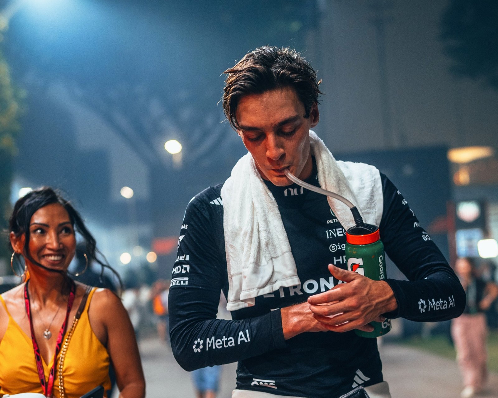George Russell from: @mercedesamgmotorsport