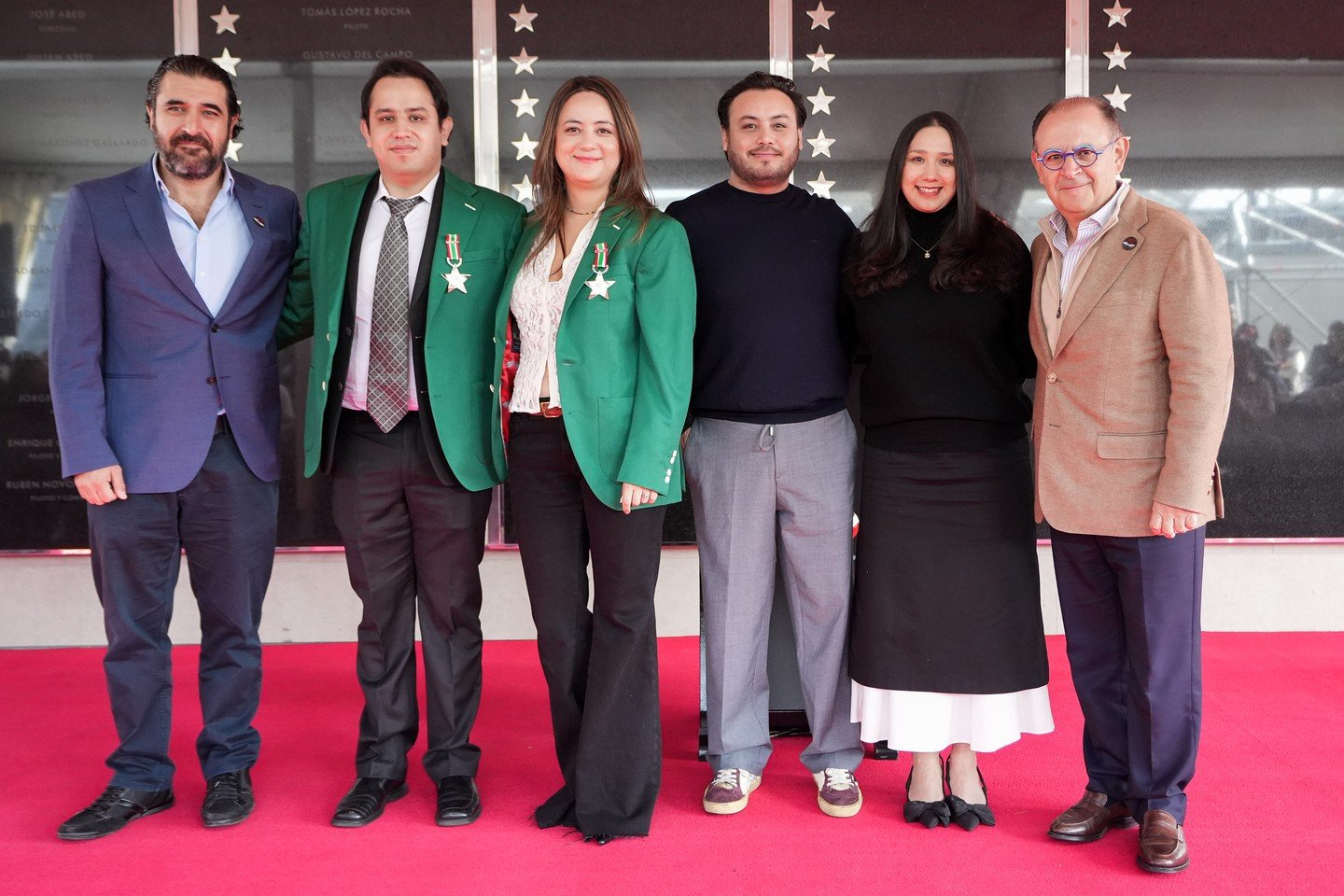 Ceremonia en homenaje a Marco Tolama y Alfonso Toledano from: @mexicogp
